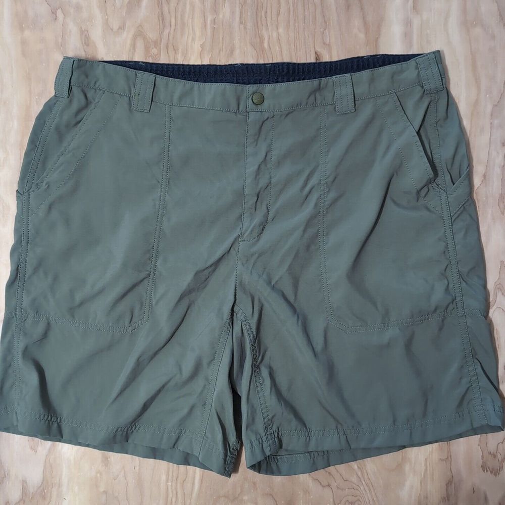 LL Bean Trail Shorts‎ Blue Size 2XL Mens Hiking Outdoors Nylon Camping 40"x8"